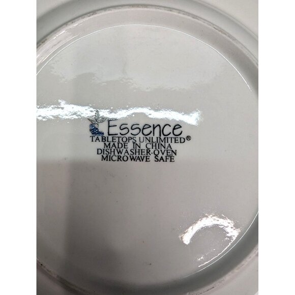 Tabletops Unlimited Stoneware Essence Fruit Pattern 7 1/2" Bread Plate Set of 4 - Picture 11 of 11